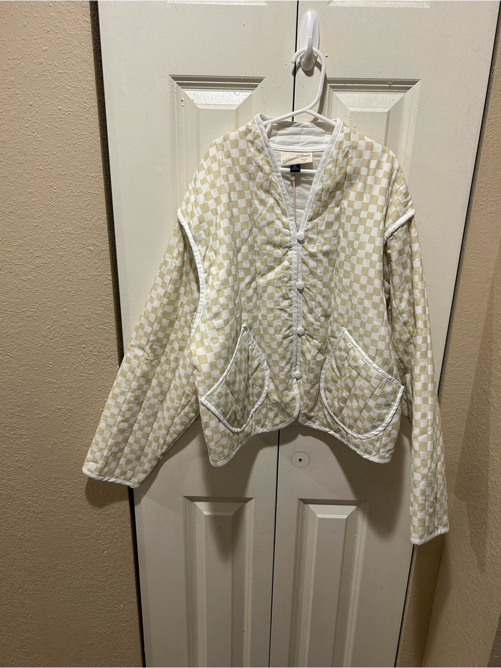 NWT Universal Thread Quilted Checkerboard Cardigan Jacket , XS - Picture 4 of 7